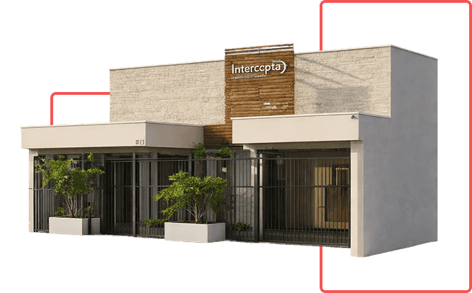 Fachada / projeto Intercepta